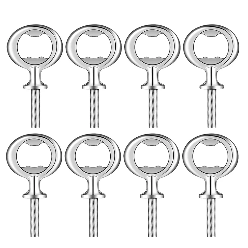 

LUDA 8 Pieces Bottle Opener Kit Metal Bottle Opener DIY Craft Beer Bottle Opener Blank Bottle Opener