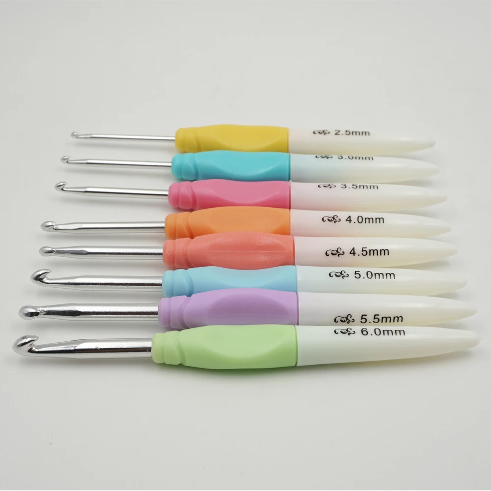 8 шт. ручные инструменты рукоделие ткачество съемные ручки бородатая игла