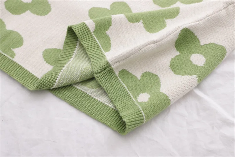 Женский трикотажный свитер с длинным рукавом и круглым вырезом | Женская одежда