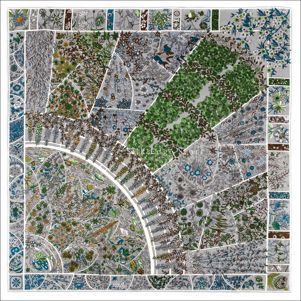 

Квадратный шелковый саржевый шарф, квадратные шарфы ручной работы, женские дизайнерские шелковые бриллиантовые квадратные шелковые банда...