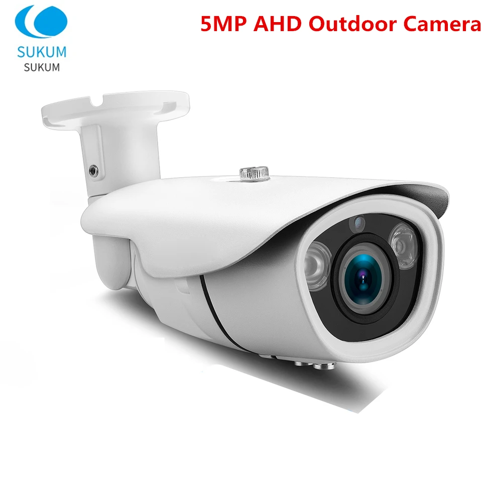 

5MP AHD Outdoor Camera Bullet 2.8-12mm Manual Zoom Lens Waterproof IP66 Night Vision Security Analog Camera CCTV With OSD Menu