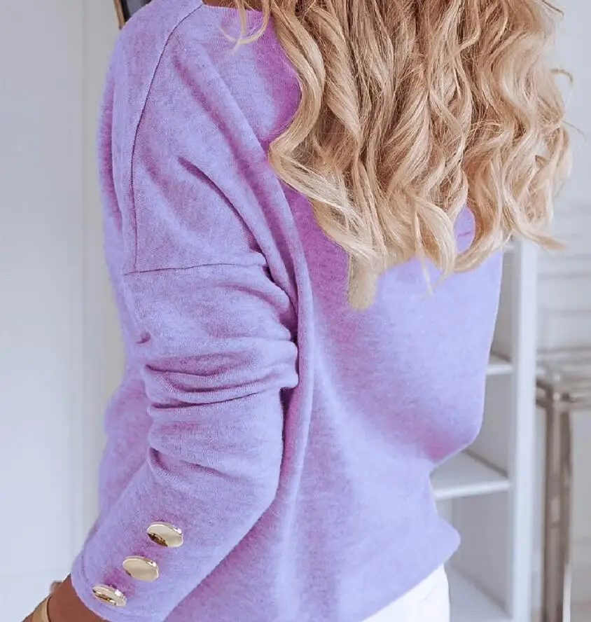 Женская блузка с открытыми плечами однотонная пикантная рубашка и длинным