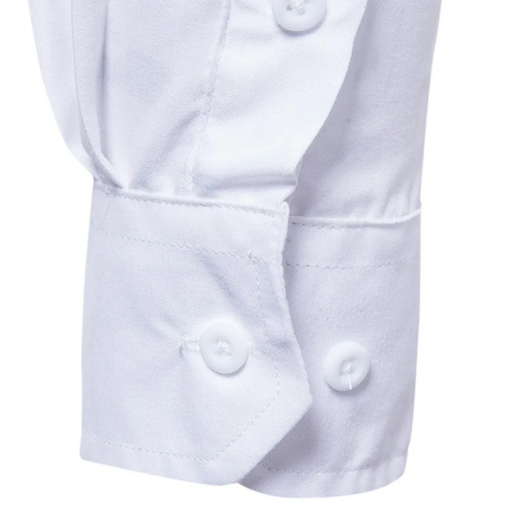 Мужские деловые повседневные Костюмы с длинным рукавом приталенные футболки