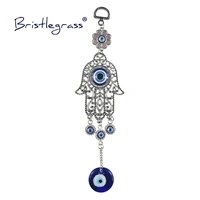 bristlegrass turkish blue evil eye flower vine hamsa hand amulets lucky charms car wall hanging pendants pendulum blessing decor