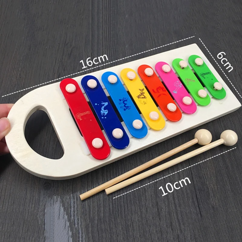 Детские Настольные Ксилофоны развивающая игрушка 3-в-1 Функция ударные игрушки
