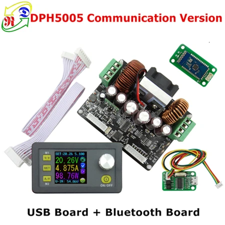 DPS5020 постоянный ток Напряжения DC-DC понижающий источник питания линии связи понижающий преобразователь напряжения ЖК-вольтметр 50 в 20A