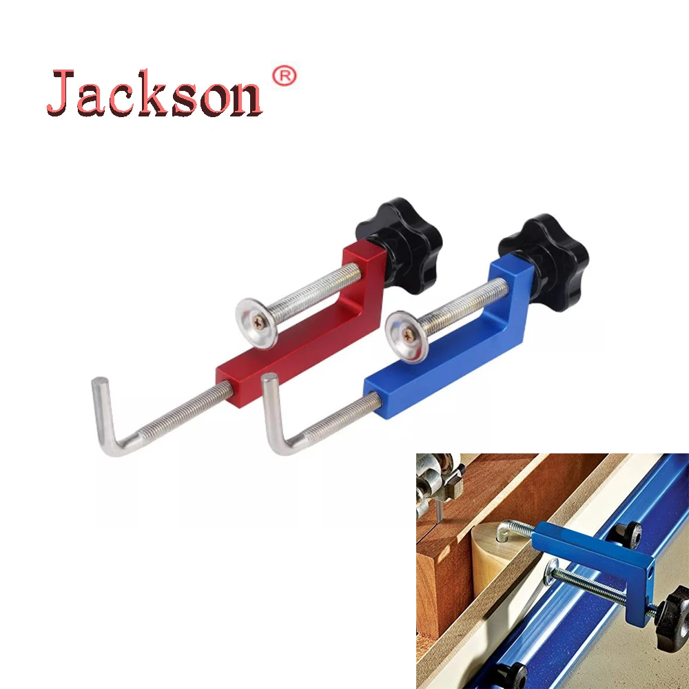 

Aluminum Alloy Fence Clamp Woodworking Clamp G Clip Dedicated Fixture Adjustable Frame Fast Fixed Clamp for Woodworking Benches