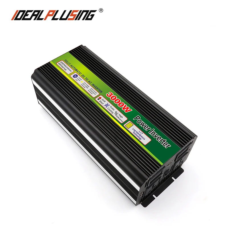 Factory direct sell small size 3000w 12v 24v to 220v 230v 240v DC to AC Modified wave inverter with 1 year warranty Factory direct sell small size 3000w 12v 24v to 220v 230v 240v DC to AC Modified wave inverter with 1 year warranty