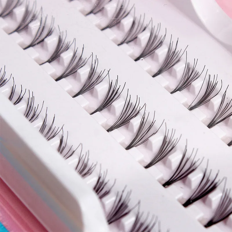 Handmade Natural Long Eyelash False Extension 8/10/12/14mm Grafting 60 Piece Personality Makeup Eyelashes | Красота и здоровье