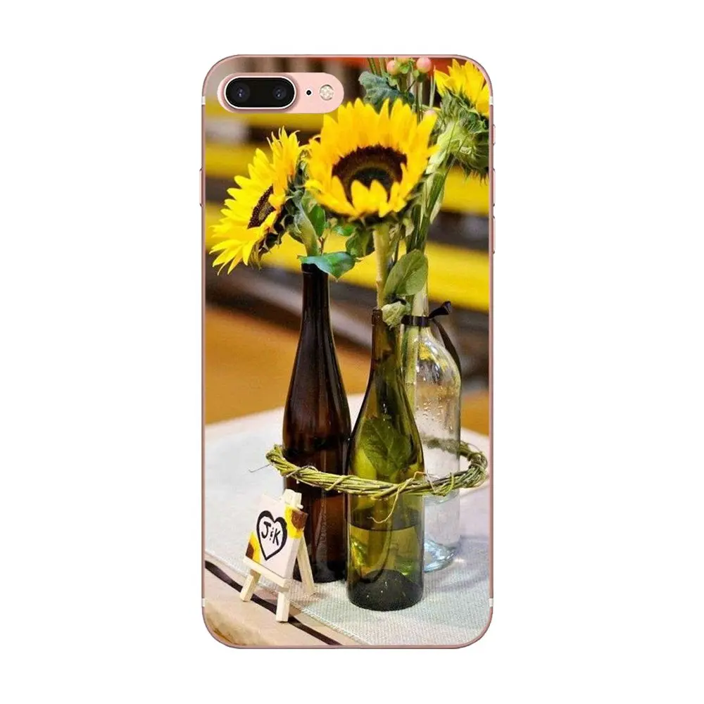 Фото Мягкий ТПУ мобильный телефон для Huawei Honor 10 10i 20 20i 8S lite Y9 Prime Y7 2019 Y5 2018 p40 lite pro защитный подсолнух цветок №3