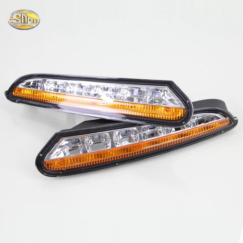 Светодиодсветодиодный дневные ходовые огни SNCN для Opel Mokka VAUXHALL 2012 2013 2014 2015 фары век