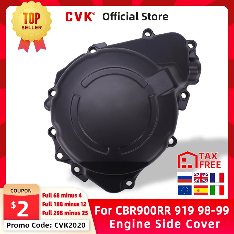 

CVK Engine Cover Motor Stator Cover CrankCase Side Cover Shell For HONDA CBR900RR CBR919RR 1998 1999 CBR900 CBR 919 RR 98-99