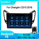 COHO для ChangAn CS15 2016 Автомобильный мультимедийный плеер Gps-навигация Радио Coche Android 10,0 Восьмиядерный 6 + 128G