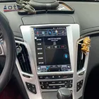 128G экран Tesla для Cadillac CTS 2007 + Android автомобильный радиоплеер GPS-навигация авто стерео Мультимедиа Видео DSP Carplay 4G SIM
