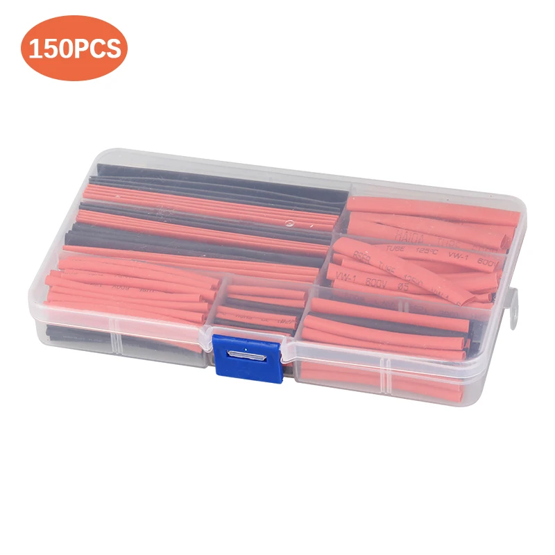 150 шт. термоусадочные трубки Соотношение 2:1|Кабельные рукава| |