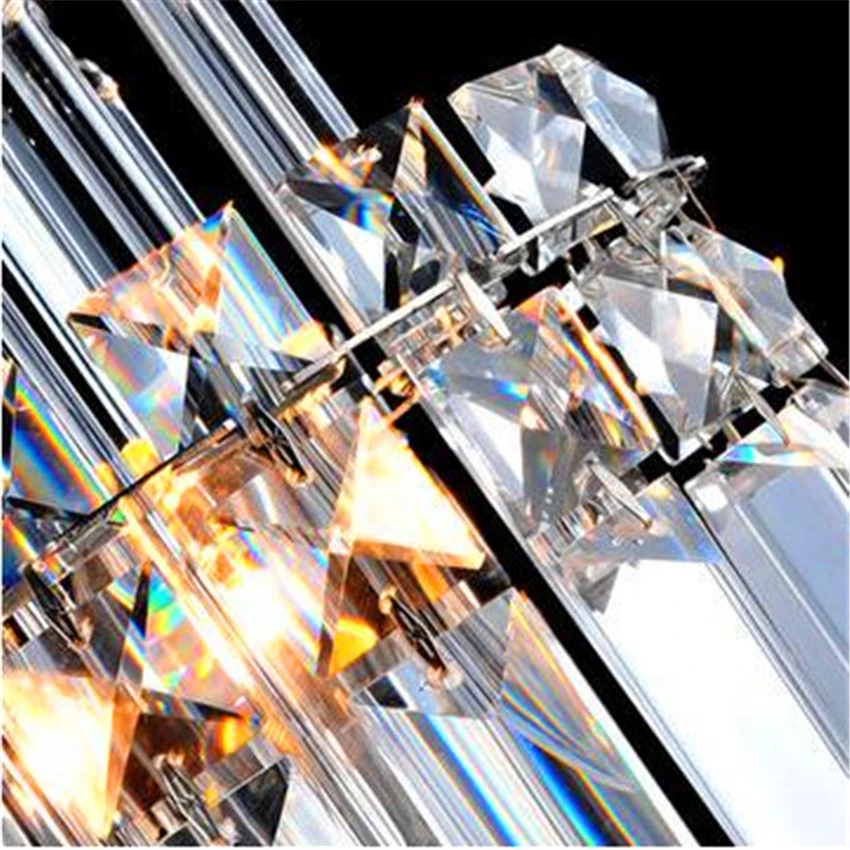 

Crystal Living Dining Room Pendant Light Suspension Luminaire Lamparas De Techo Colgante Moderna Bedroom Living Room Hanging