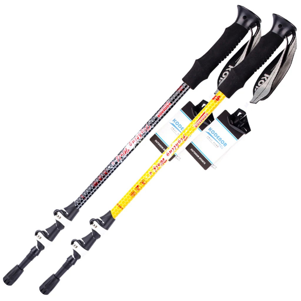 

Perfeclan Ultralight Aluminum Quick Lock Trekking Pole Outdoors Hiking Stick for Walking Mountaineering Backpacking Camping