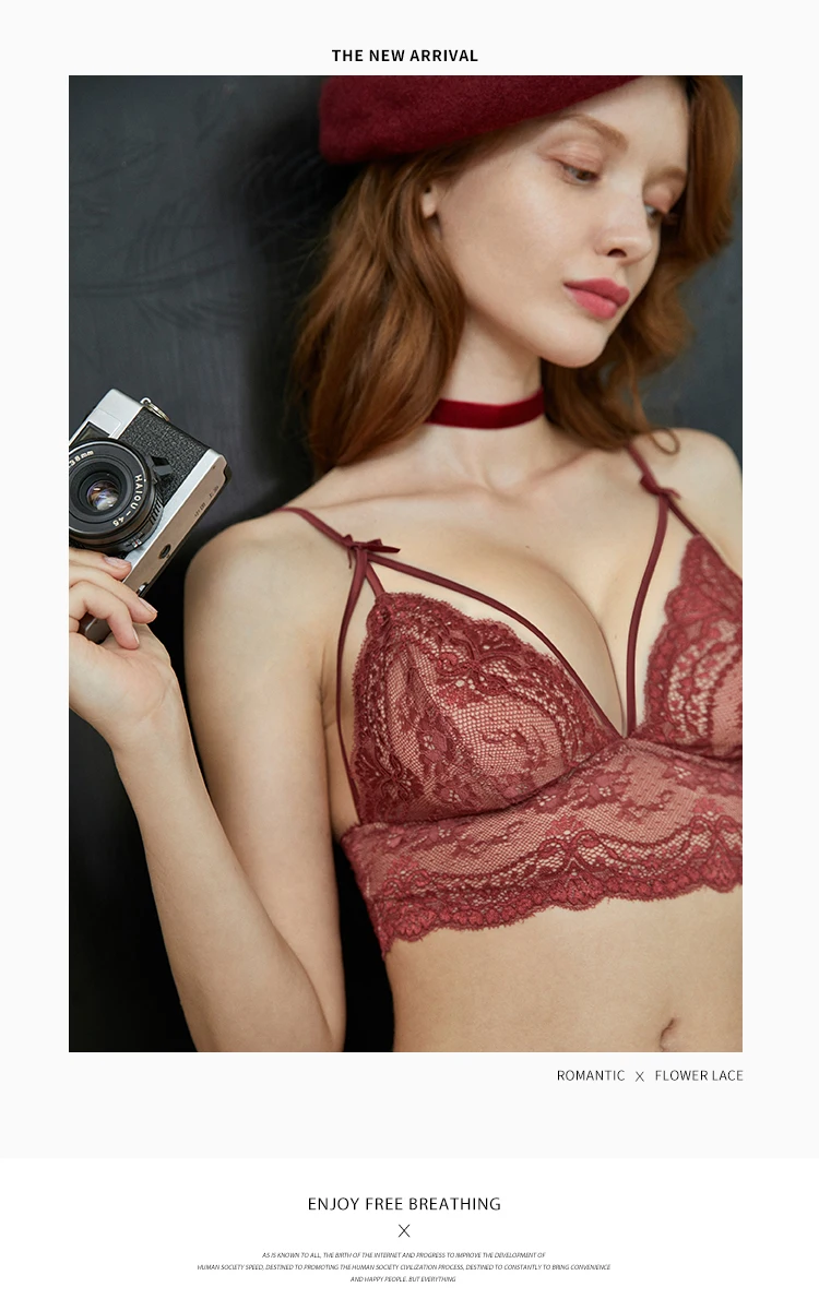LILYMODA, треугольная чашка, женский сексуальный кружевной бюстгальтер, ультра тонкий бюстгальтер, наборы бюстгальтеров, женское нижнее белье, винтажное, красное, серое, черное