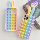 Пузырьковый 3D-чехол для iphone 12 Mini 11 Pro Max, для iphone XS MAX XR X 8 7plus SE20