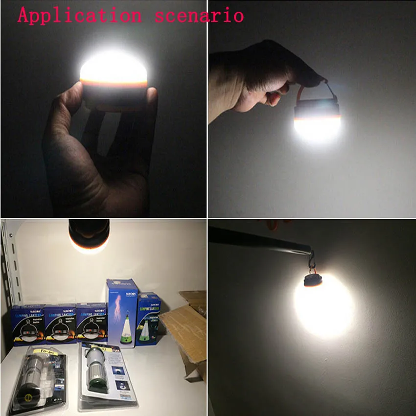 Светодиодный портативный фонарь с USB зарядкой светодиодный для кемпинга