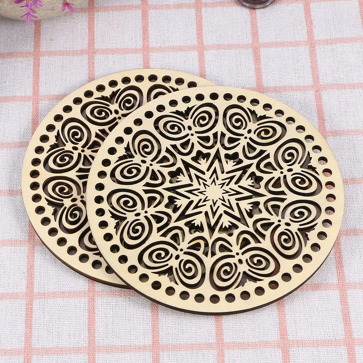 2 шт. DIY аксессуары для сумок креативные самодельные Деревянные сумки женщин и