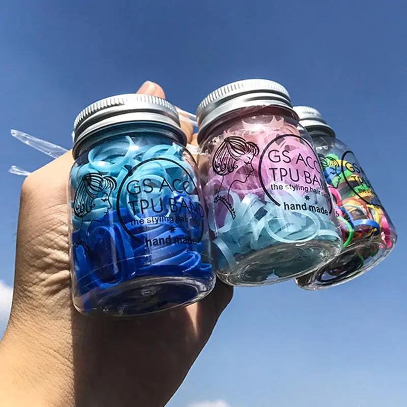 Резиновая лента для волос Одноразовая градиентная эластичная 110 120