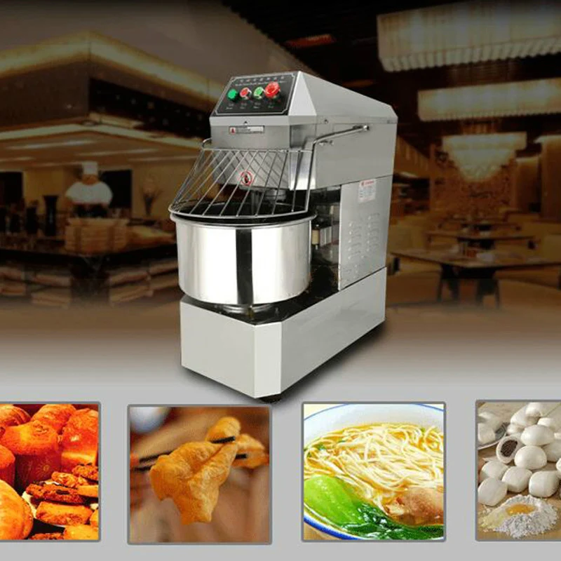 

Commercial Stainless Steel Bowl Pizza Dough Mixer Multi-function Egg Beater Kneading Machine 20L 30L 40L 50L