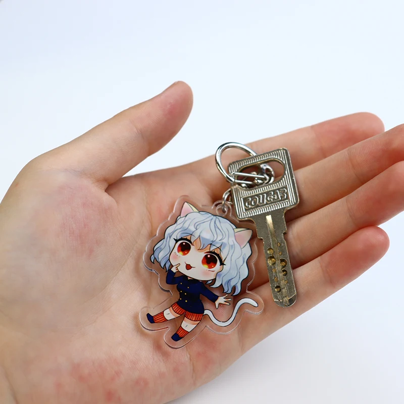 Акриловый брелок SONGDA Anime Hunter x милый мультяшный двусторонний для ключей лучшие