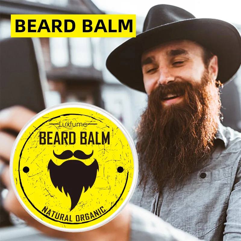 

Men's beard wax beard cream shaving care modeling hair wax beard Balm