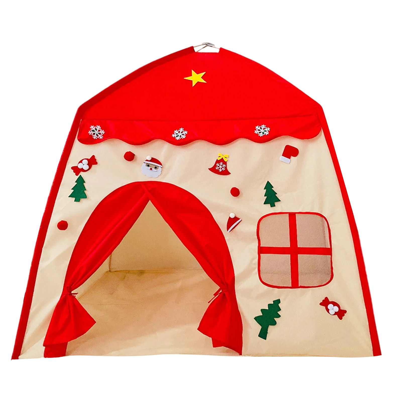 

Kids Chritsmas Play Tent Princess Castle Toys Children Indoor Castle Play House Toy Indoor Baby Castale Tiny Play Consistent