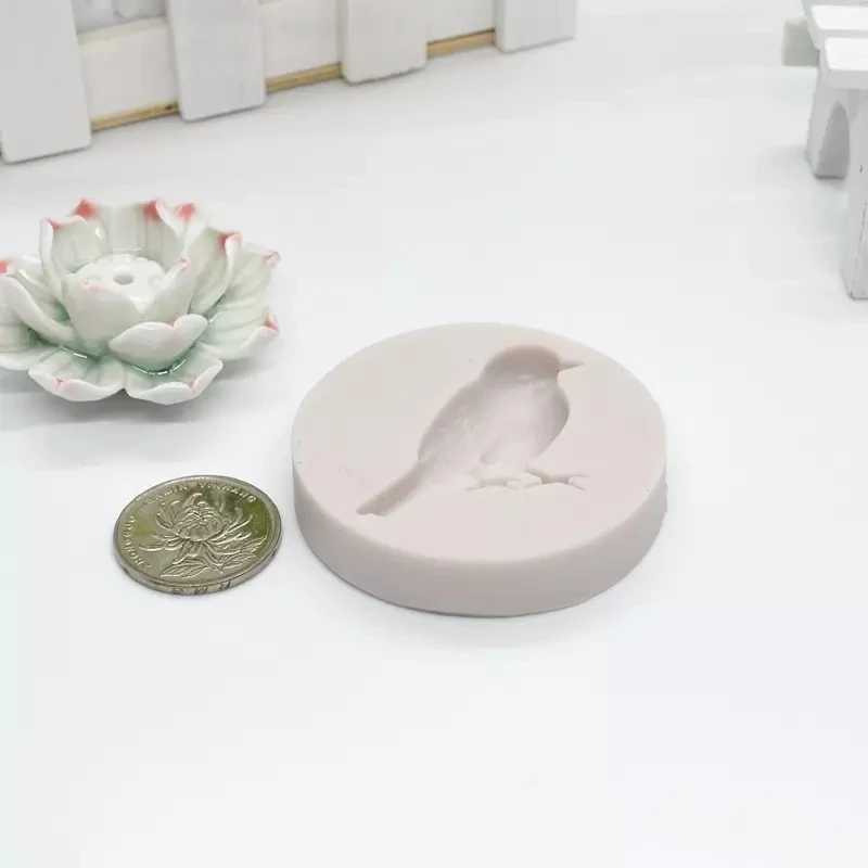 

Little Sparrow Bird Epoxy Resin Fondant Silicone Mold for DIY Pastry Cupcake Dessert Decoration Kitchen Accessories Baking