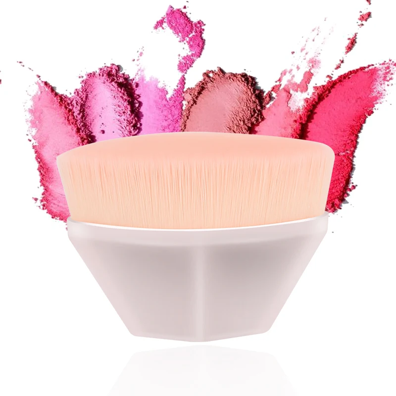 Кисть для макияжа шестигранная без следов пудры 2 цвета|Аппликатор теней век| |