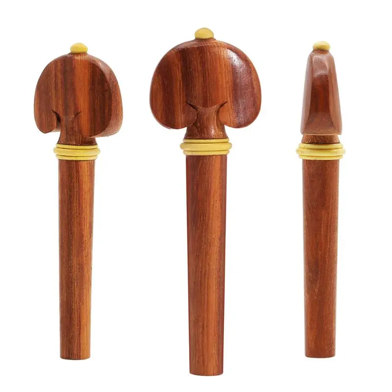 4/4 Redwood Violin Tailpiece ChinRest Peg Endpin Kit Fittings Decoration | Спорт и развлечения