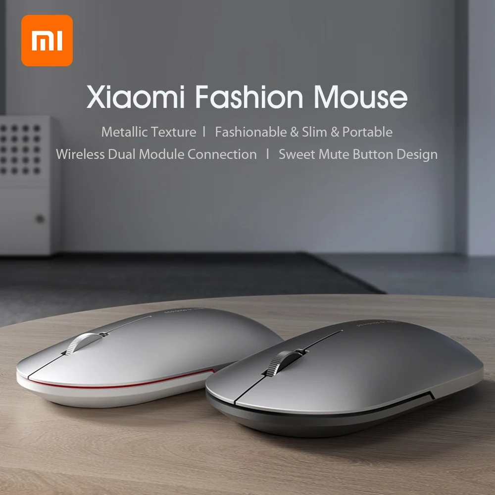 Модная Беспроводная игровая мышь Xiaomi Mi игровые мыши 1000 точек/дюйм 2 4 ГГц Wi-Fi link