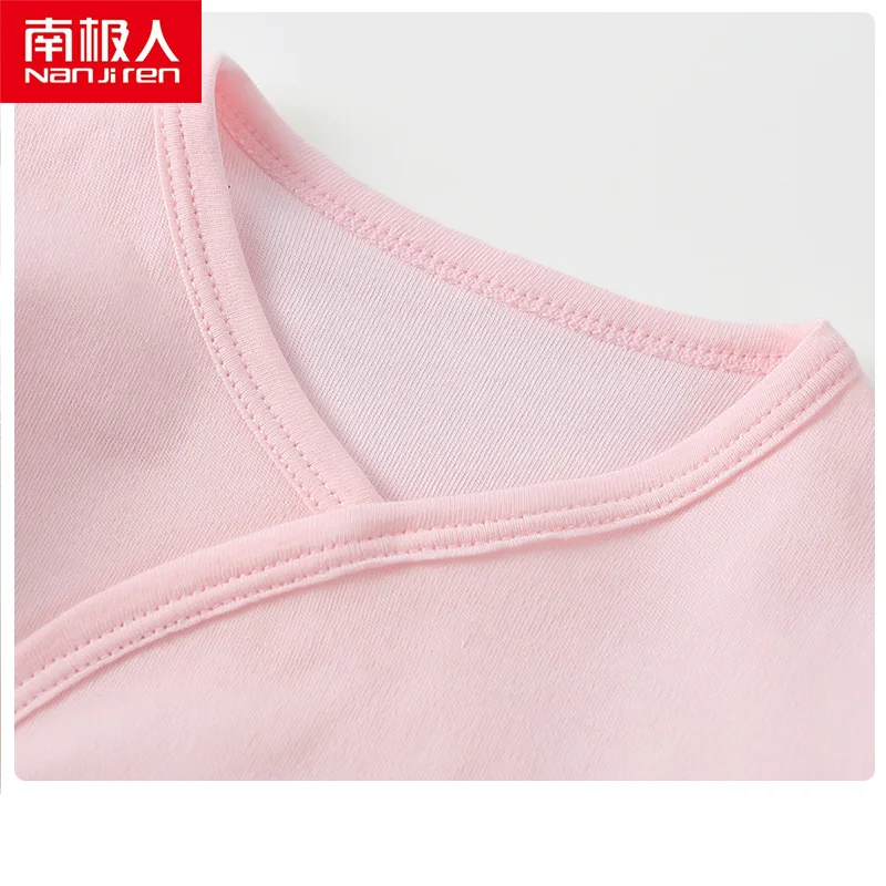 Хлопковое нижнее белье nanjiren для новорожденных мужчин и женщин костюм из трех