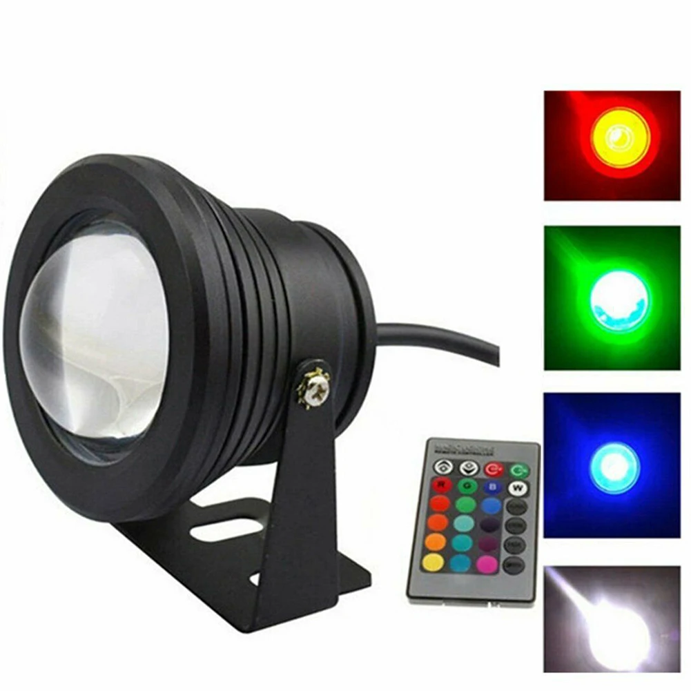 Погружной ночной фонтан подсветка для пруда RGB бассейн светодиодный лампы Алюминиевый подводный свет аквариум вечерние атмосфера дистанционное управление