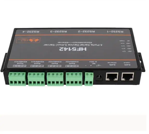 Высокого полета HF5142B 4 Порты и разъёмы s промышленный Cortex M3 серийный RS232 RS485 RS422 в Ethernet TCP IP Telnet несколько