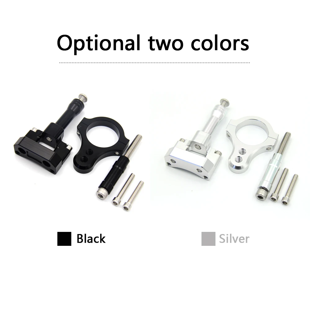 CNC мотоцикл стабилизатор рулевой демпфер Монтажный Кронштейн Поддержка Комплект