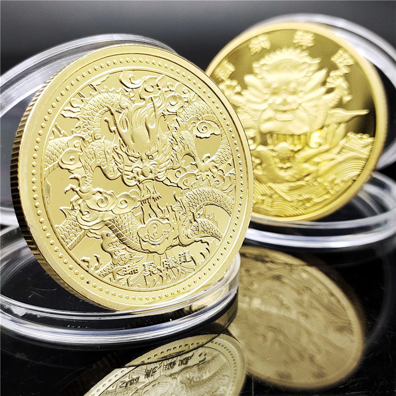 

Animal Coin Lucky Dragon Commemorative Coin Commemorative Medal Gold Coin Crafts Collectibles