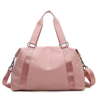 top oxford pink travel handbag carry on luggage shoulder bags men duffle bag women travel tote large weekend bag overnight bolsa