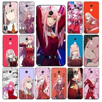 maiyaca zero two darling in the franxx anime phone case for redmi note 8 7 9 4 6 pro max t x 5a 3 10 lite pro