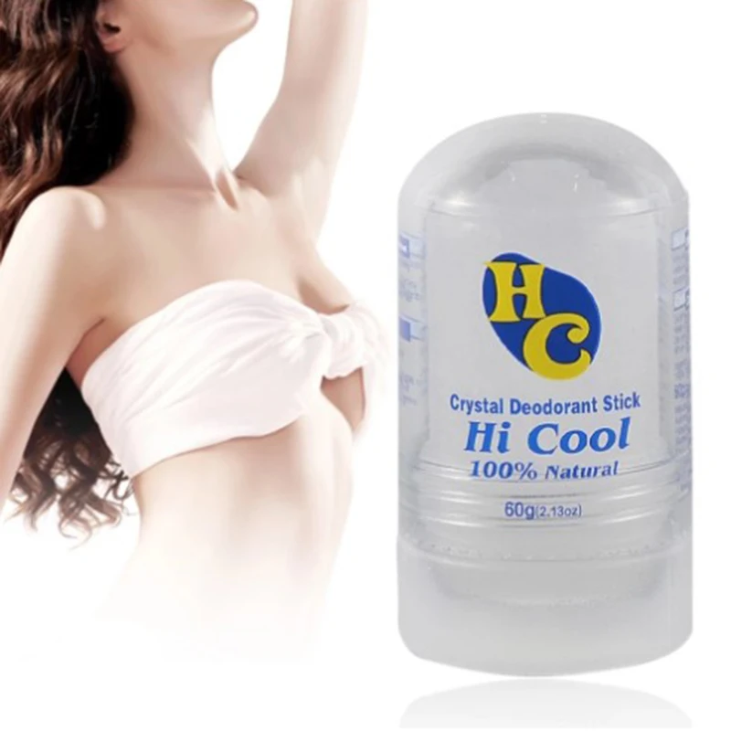 

60g Natural Rhinestone Deodorant Alum Stick Body Odor Remover Antiperspirant perfumes and fragrances for women