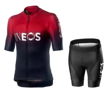 INEOS Pro Team майки для велоспорта мужские летние топы с короткими рукавами комплект дышащая одежда для езды на велосипеде нагрудник шорты спортивная одежда комплект