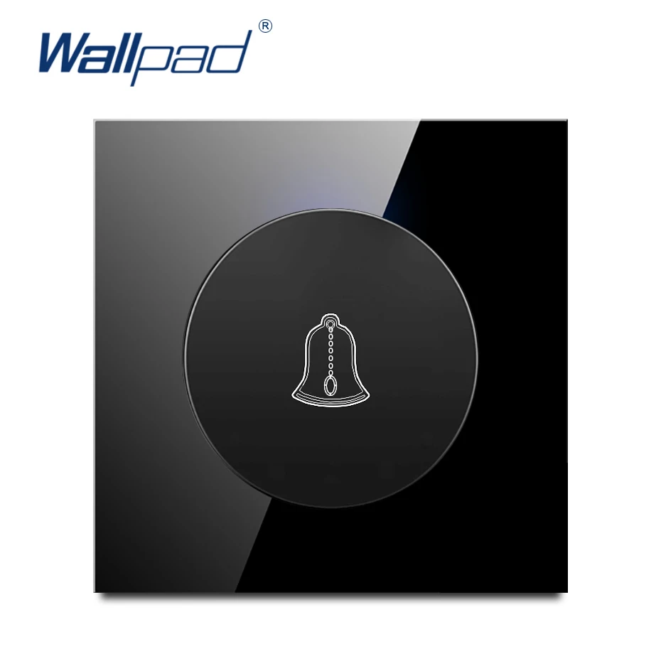 

Wallpad New Arrival Doorbell Wall Light Switch Crystal Glass Panel