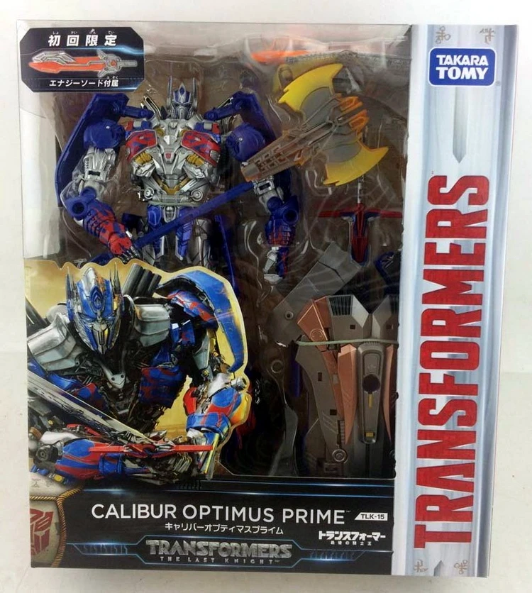 TAKARA TOMY Трансформеры из фильма 5 TLK-15 L Оптимус Прайм оригинальная игрушка для