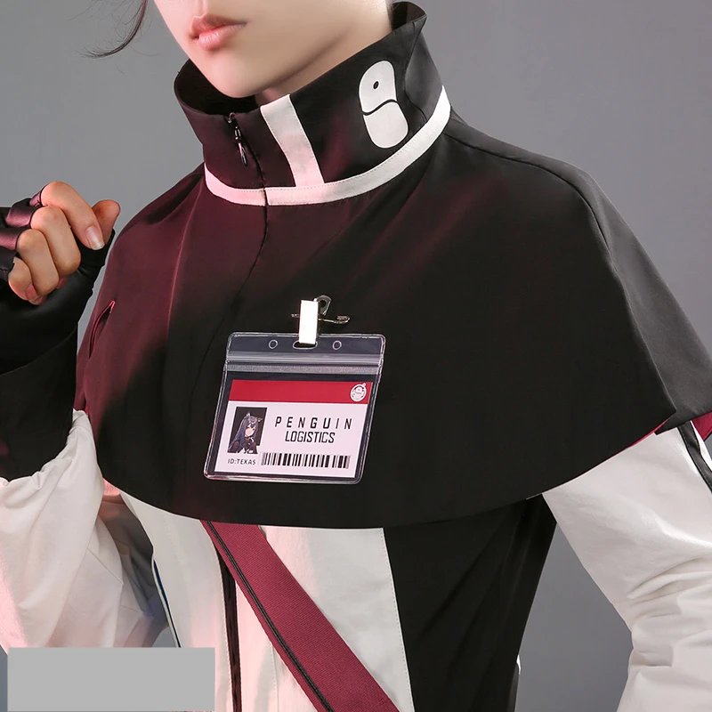 Аниме Arknights Техасский боевой костюм красивая форма Повседневное платье + хвост