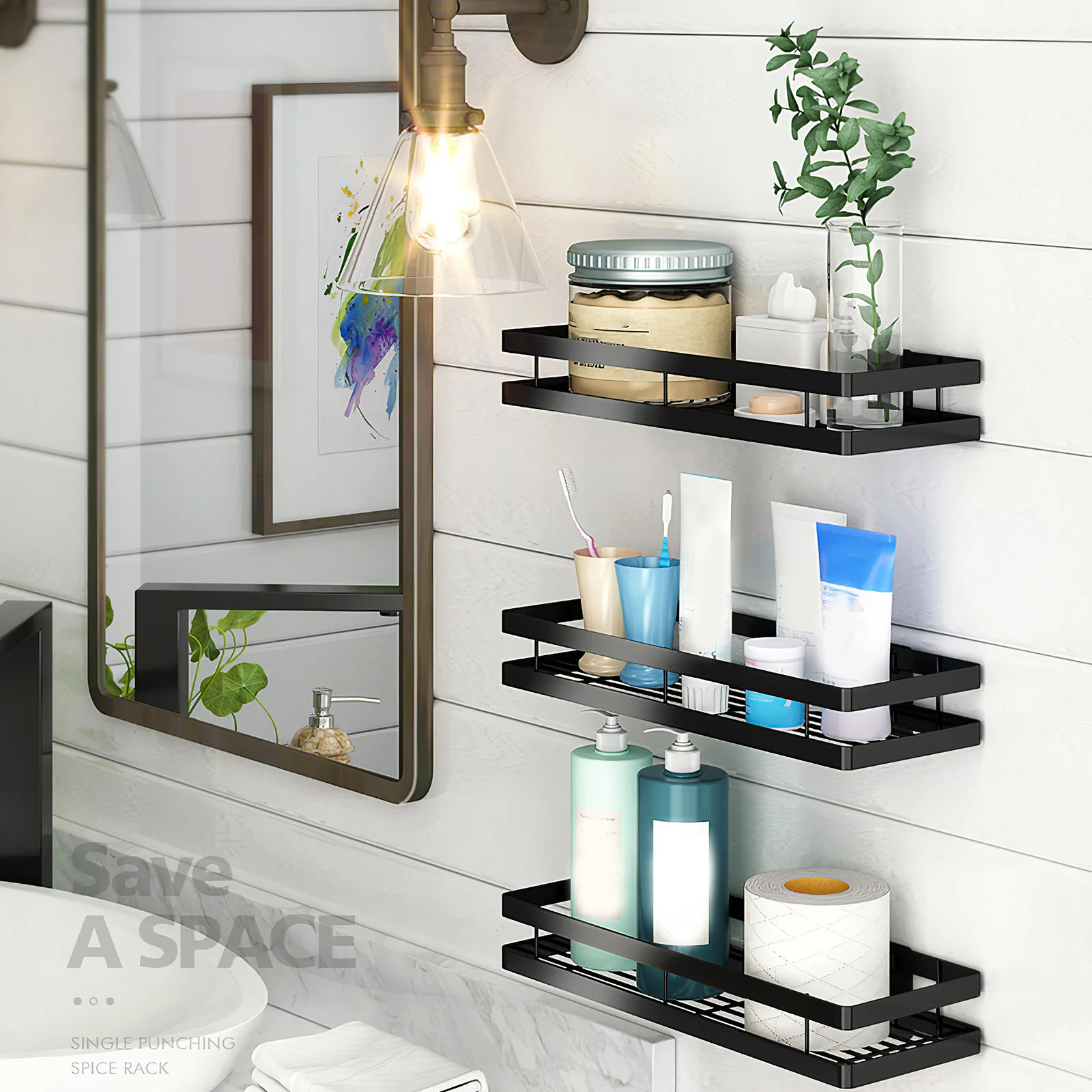 

Многофункциональный держатель для специй, держатель для приправ с брусками, жесткий стеллаж для хранения, гладкий держатель для хранения, э...