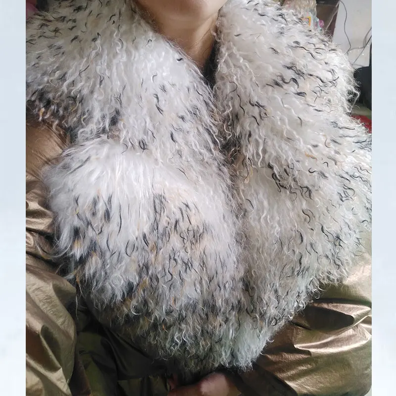 Женская парка на утином пуху с капюшоном длинное пуховое пальто из натурального