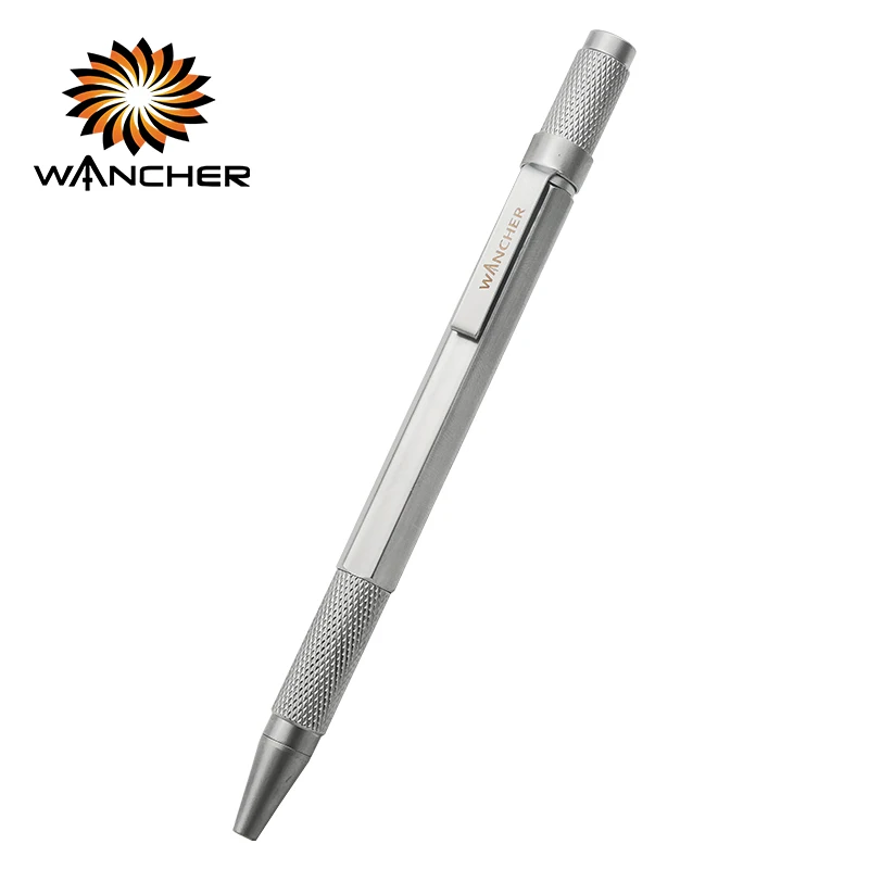 Шариковая ручка WANCHER W1558 металлическая шестигранная 0 5 мм со сменными стержнями |