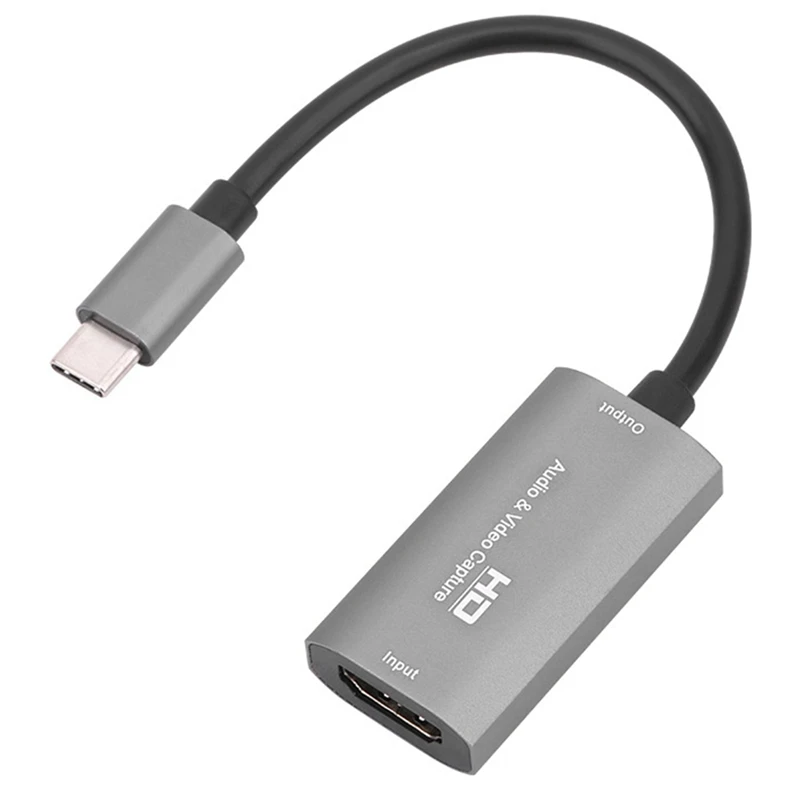 Карта видеозахвата Hd-USB C карта захвата 4K 1080 HD Аудио для игр прямой трансляции |